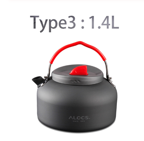 Outdoor camping aluminum alloy kettle
