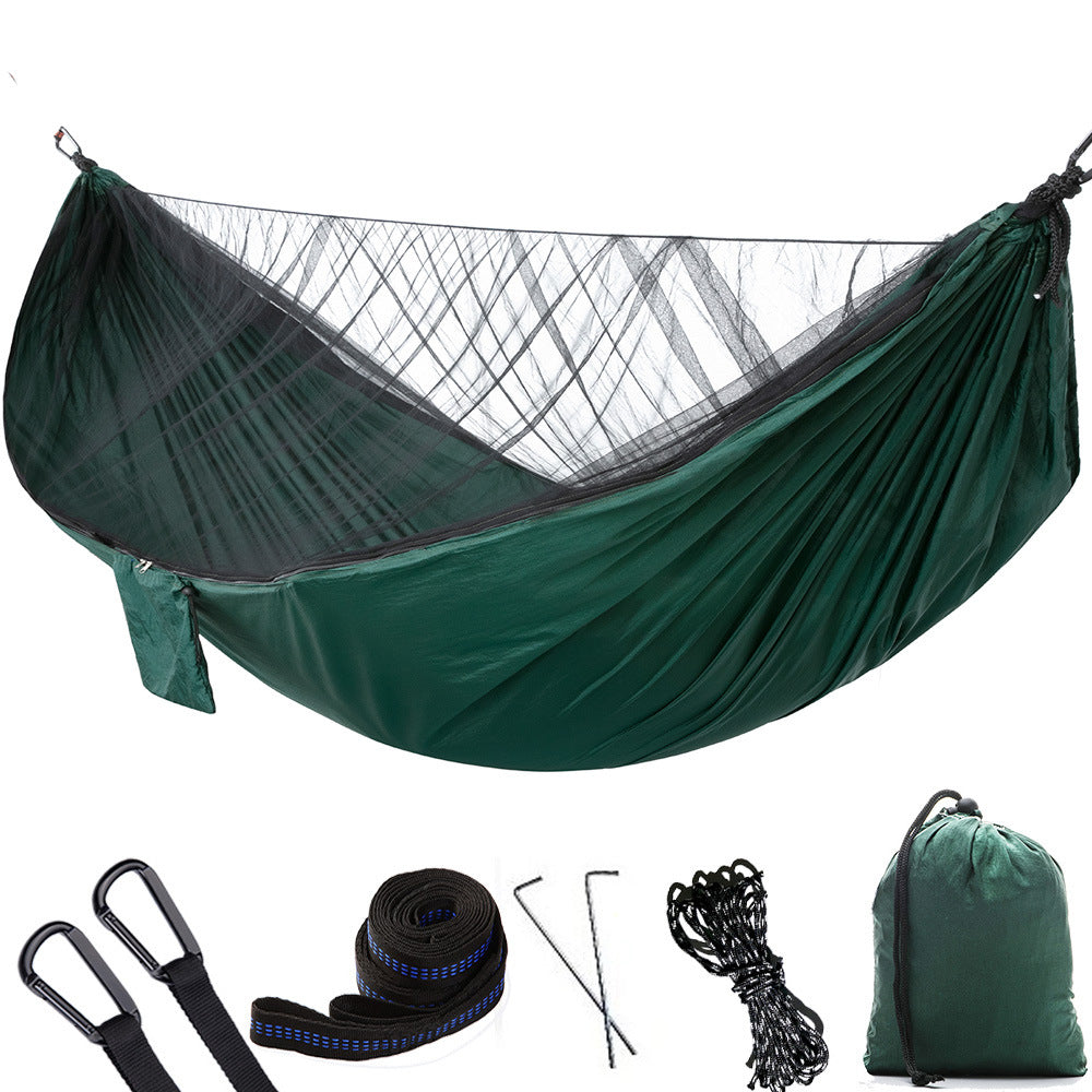 Anti-mosquito outdoor camping hammock