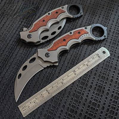 Folding Claw Knife High Hardness Folding Knife Portable Multi-Function Split Express Knife