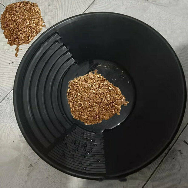 Sand Gold Ore Plate Is Equipped With Manual Gold Digging Basin
