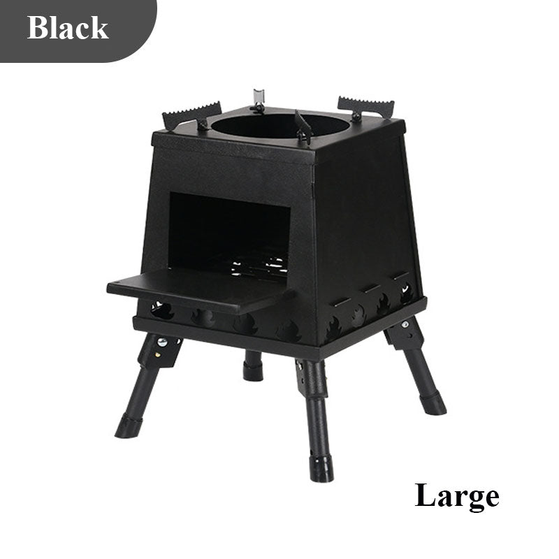 Outdoor Camping Wood Stove Folding Portable Wood Stove