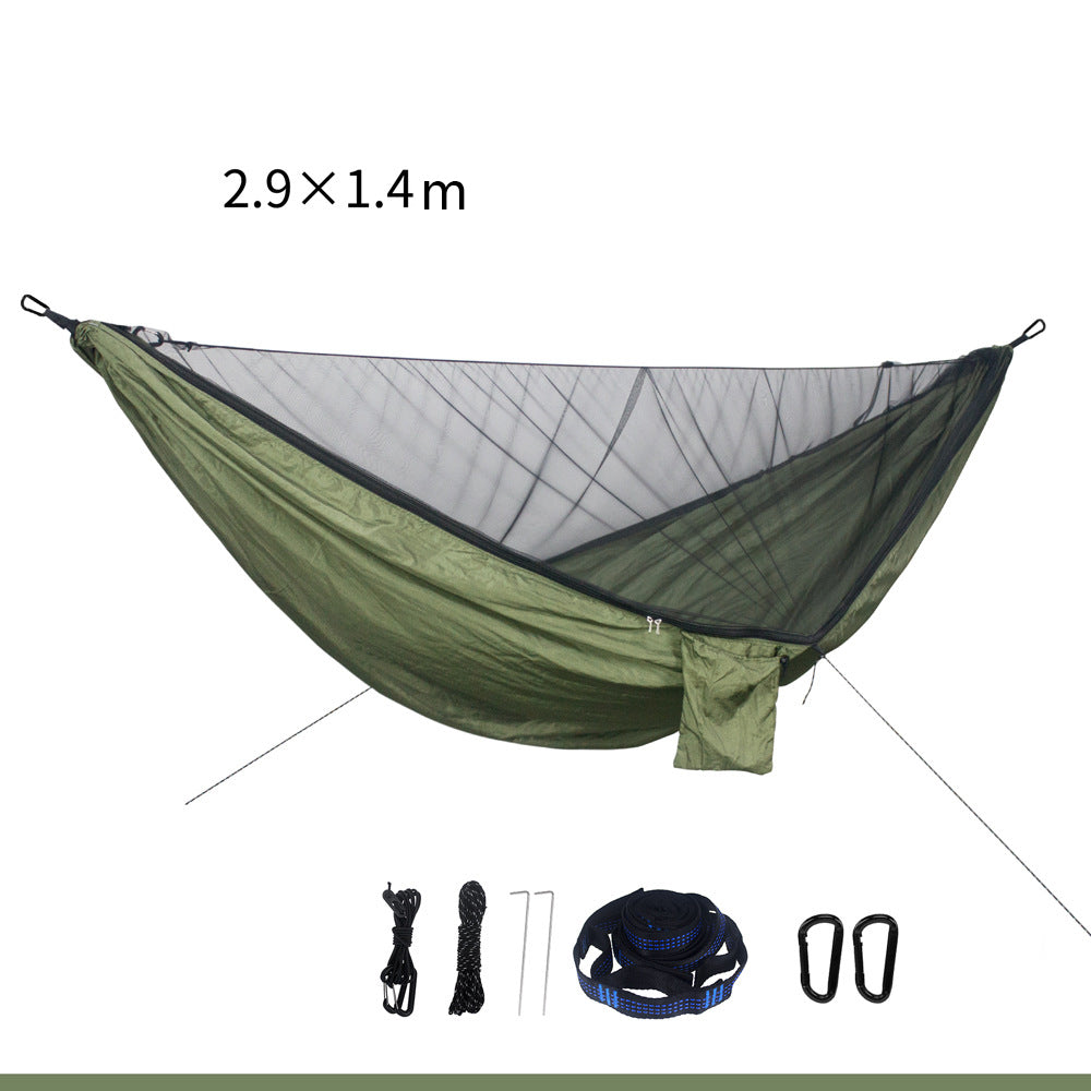 Anti-mosquito outdoor camping hammock