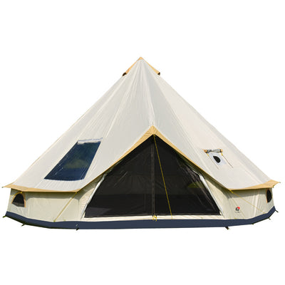 Yurt Tent Outdoor Camping Pyramid Chimney Sunscreen